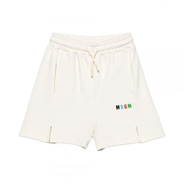 키즈 컬러 로고 버뮤다 팬츠 크림 S6MSJBBE235 013