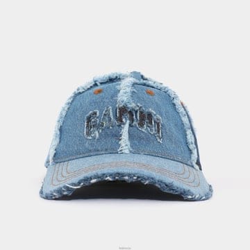 가니 로고 패치워크 데님 여성 캡 B3020078 999