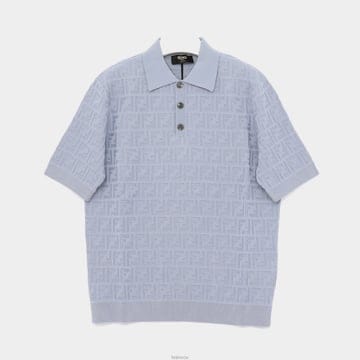 펜디 FF로고 카라 코튼 반팔 남성 PK니트 FZC162 AUW0 F0U3X
