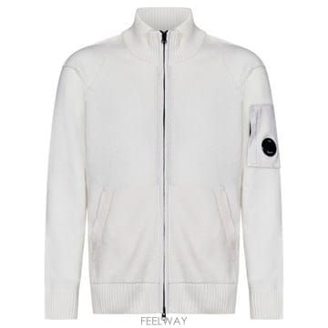 26 FW CP컴퍼니 렌즈 울 블렌드 집업 니트 가디건 103 17CMKN143A110149A