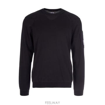 26 FW CP컴퍼니 코튼 렌즈 디테일 크루넥 스웨트셔츠 999 20CMKN183A110560A