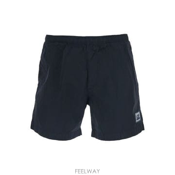 씨피 컴퍼니 FW CP컴퍼니 로고 패치 스윔 쇼츠
