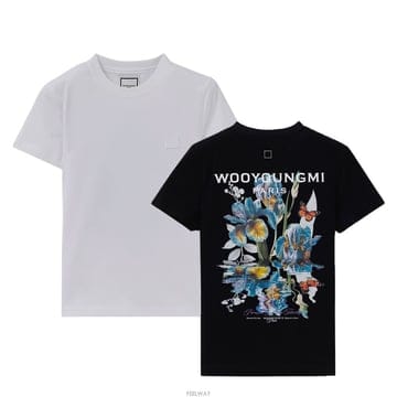 WOOYOUNGMI 26SS �쿵�� ���� �ö�� ��ΰ� Ƽ���� M261TS0626SS �쿵�� ���� �ö�� ��ΰ� Ƽ���� M261TS06