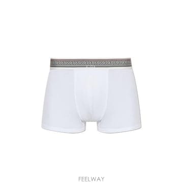 베르사체 골지 코튼 저지 트렁크
