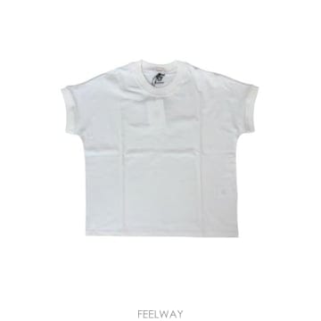 26 FW 베르사체 로고 엠브로이더드 스트레치 티셔츠 1W000 10237531A17888