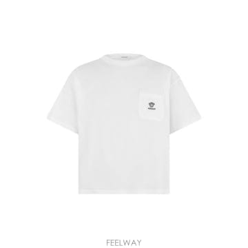 26 FW 베르사체 로고 포켓 티셔츠 1W000 10245741A17915