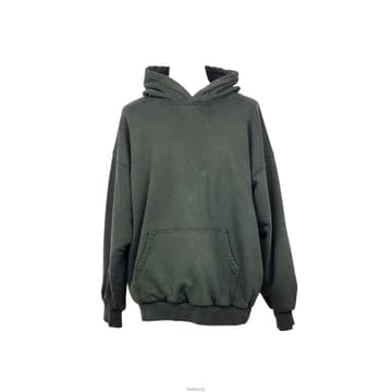 [어포드] [M] yeezy 시즌5 로고 리스 오버핏 후드 카키 OGMZ7IQ3