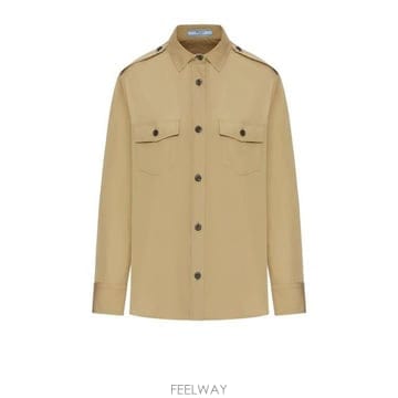 26 FW 프라다 롱슬리브 코튼 버튼 업 셔츠 F034X P431J1XV2SOOO