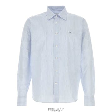 26 FW 프라다 코튼 롱슬리브 스트라이프 셔츠 F0X24 UCN666SOOO189F
