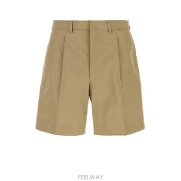 26 FW 프라다 코튼 플리츠 테일러드 쇼츠 F034X UP0424SOOO1XV2