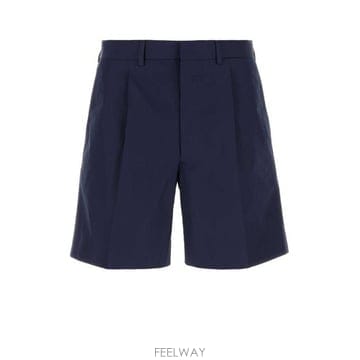 26 FW 프라다 코튼 플리츠 테일러드 쇼츠 F0ABM UP0424SOOO1XV2
