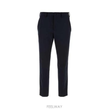 26 FW 프라다 코튼 스트레치 크롭 테일러드 팬츠 F0008 SPE12S20211QL