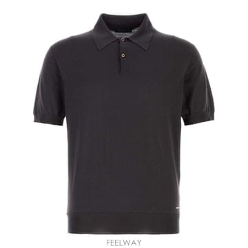 26 FW 프라다 숏슬리브 실크 폴로 셔츠 F0003 UMF186SOOO18KL