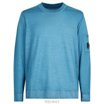 26 FW CP컴퍼니 크루넥 울 렌즈 스웨터 815 19CMKN024A003247F