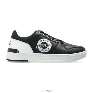 26 FW 베르사체 진스 꾸뛰르 로고 로우탑 스니커즈 L01 80YA3SJ1ZPB89