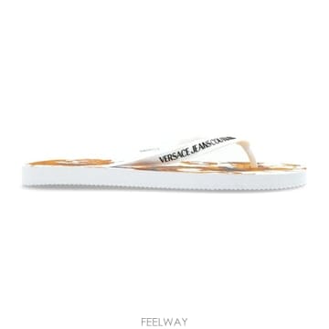26 FW 베르사체 진스 꾸뛰르 바로크 로고 플립플롭 G03 80YA3SQ7ZSS80