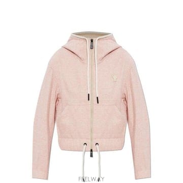 26 FW 몽클레어 그레노블 지퍼 클로저 드로스트링 후드 티셔츠 56N L10988G0000689BDE