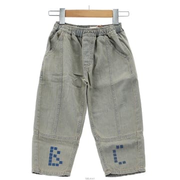 구템즈 26SS 보보쇼즈 스퀘어 로고 데님 팬츠 B126AC098 461