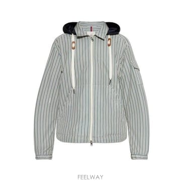 26 FW 몽클레어 하바스 스트라이프 후드 자켓 S70 L10911G00035599J6