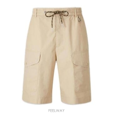 26 FW 몽클레어 드로스트링 카고 쇼츠 230 2B00007599C3