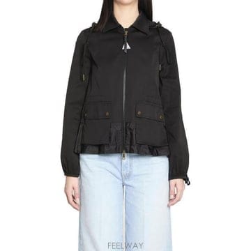 26 FW 몽클레어 아데니움 로고 패치 후드 코트 999 L10931A001285996F