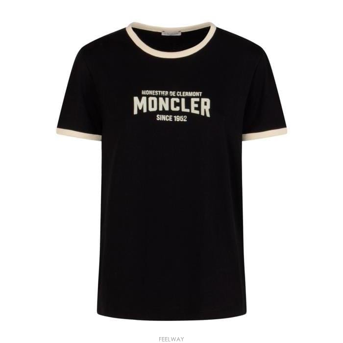 26 FW 몽클레어 로고 프린티드 크루넥라인 티셔츠 P90 L10938C0003189AUO