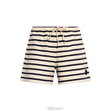 26 FW 몽클레어 로고 패치 스트라이프 쇼츠 F07 L10938H0001089BEB