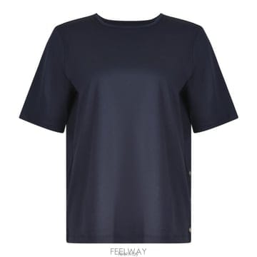 26 FW 에르노 버튼 사이드 크루넥 티셔츠 520639200 JG000258M01