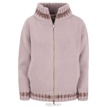 26 FW 에르노 울 스트라이프 집업 가디건 4025 MC00026DR70156
