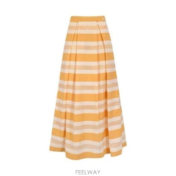 26 FW 에르노 코튼 블렌드 볼드 스트라이프 스커트 3411 GN000111D13287