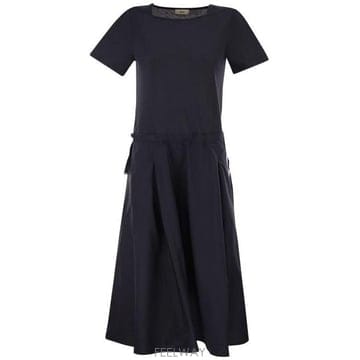 26 FW 에르노 라이오셀 코튼 숏슬리브 크루넥 드레스 9200 AB000060D52056