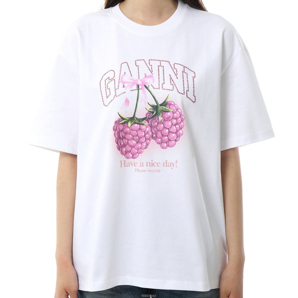 [GANNI]가니 반팔 티셔츠 여성 A1050140 151