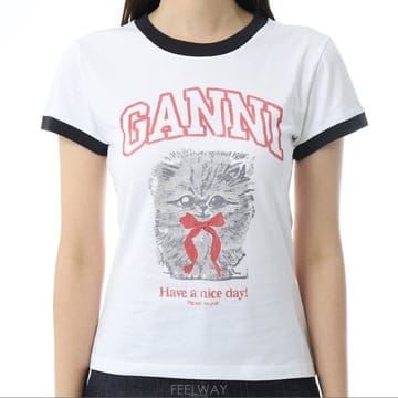 [GANNI]가니 반팔 티셔츠 여성 A1050030 151