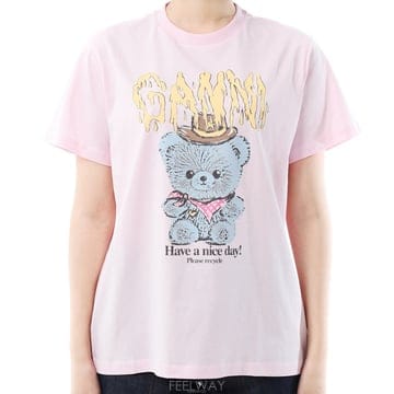 [GANNI]가니 반팔 티셔츠 여성 A1050074 868