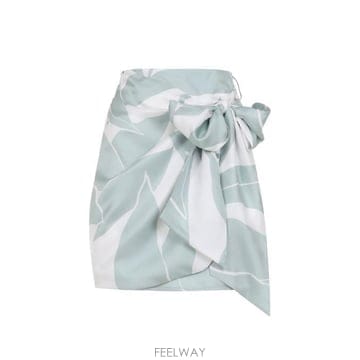 26 FW 막스마라 스트라노 프린트 미니 스커트 002 2611101042600