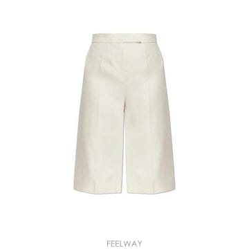 26 FW 막스마라 Kaki 카키 플리츠 버뮤다 쇼츠 10349006 2611131032600