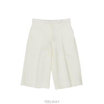 막스마라 플리츠 디테일 쇼츠 블랙