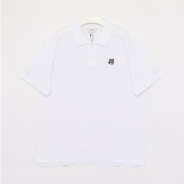 메종키츠네 볼드 폭스 헤드 카라 반팔 남성 PK티셔츠 PM00210KP0001 P100