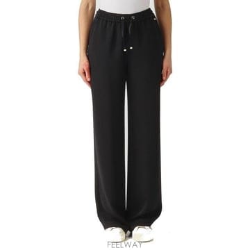 26 FW 에르소 블랙 드로스트링 스트레이트 팬츠 9300 PT000008D12875S