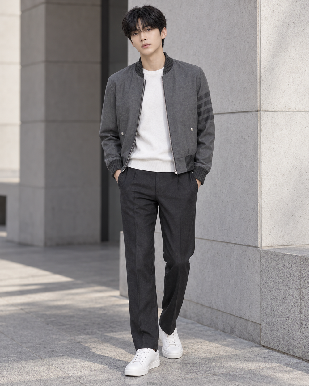 Thom Browne ����� 4�� �׷��� ������ ���� MJO030A 06146 025����� 4�� �׷��� ������ ���� MJO030A 06146 025