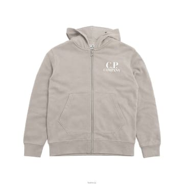 CP컴퍼니 키즈 후드집업 도브그레이