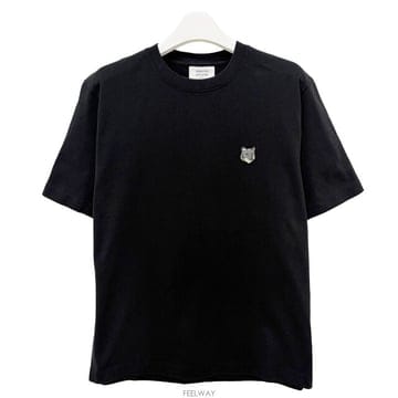 논현 더팩토리 26SS 메종키츠네 폭스 헤드 컴포트 반팔티 블랙 PM00108KJ7025 P199