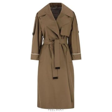 26 FW 막스마라 더 큐브 우트렌치 벨티드 트렌치 코트 004 2619021014600