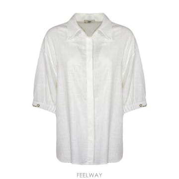 26 FW 에르노 클래식 칼라 드로스트링 슬리브 셔츠 1000 CM000046D12689