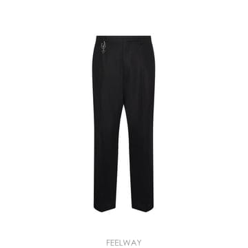 26 FW 프라다 플리츠 디테일 테일러드 코튼퓨어 팬츠 F0002 UP0419SOOO19AM