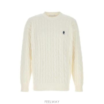 26 FW 프라다 로고 엠브로이더드 크루넥 스웨터 F0009 UMF304SOOO19VL
