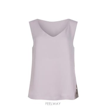 26 FW 에르노 V넥 레귤러 슬리브리스 탑 12875S1985 BL000051