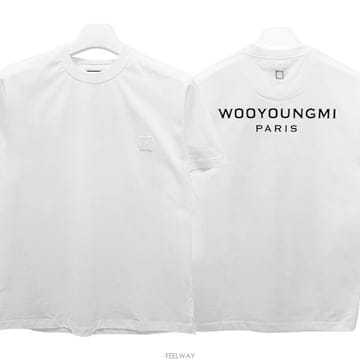 더팩토리 26SS 우영미 코튼 백로고 반팔티 W261TS07 701W