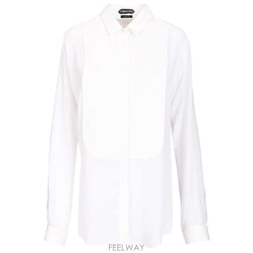 26 FW 톰포드 플리츠 빕 턱시도 셔츠 WAA CA3345FAX1507