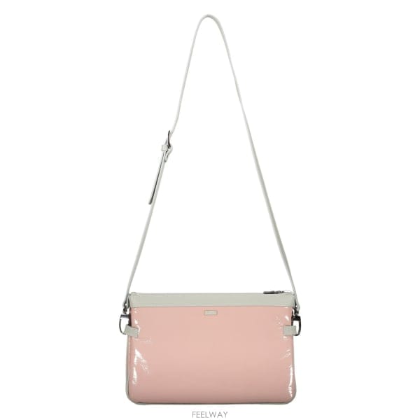 26 FW 에르노 클래식 페이턴트 컴팩트 숄더백 4130 BORSA1DL12319